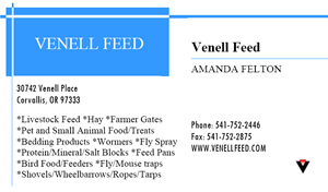 Venell Feed.