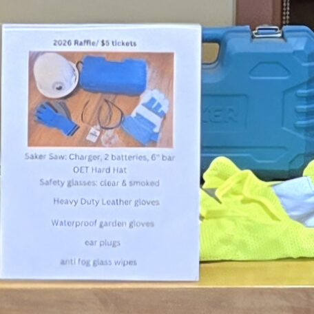 Trail Work Tool kit Raffle